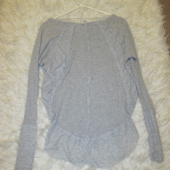 🔴🔴🔴SOLD🔴🔴🔴Free people Women's Long sleeve slouchy oversized Shirt top - Picture 6 of 6